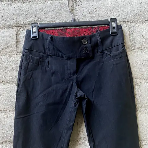 28W/30L Stretchy Black Flare Office Siren Trouser