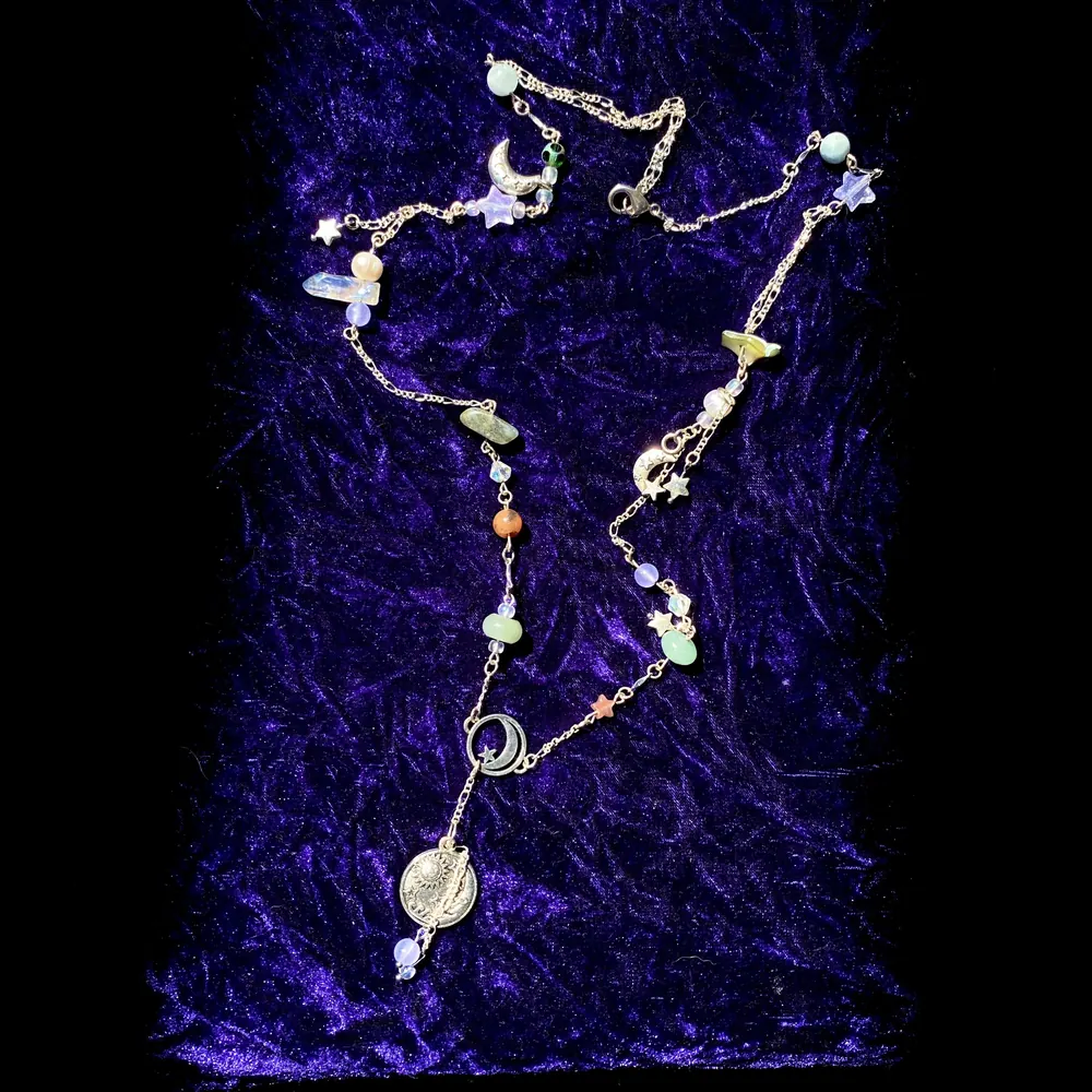 Celestial Beginnings Charm Necklace, photo 1 of 17