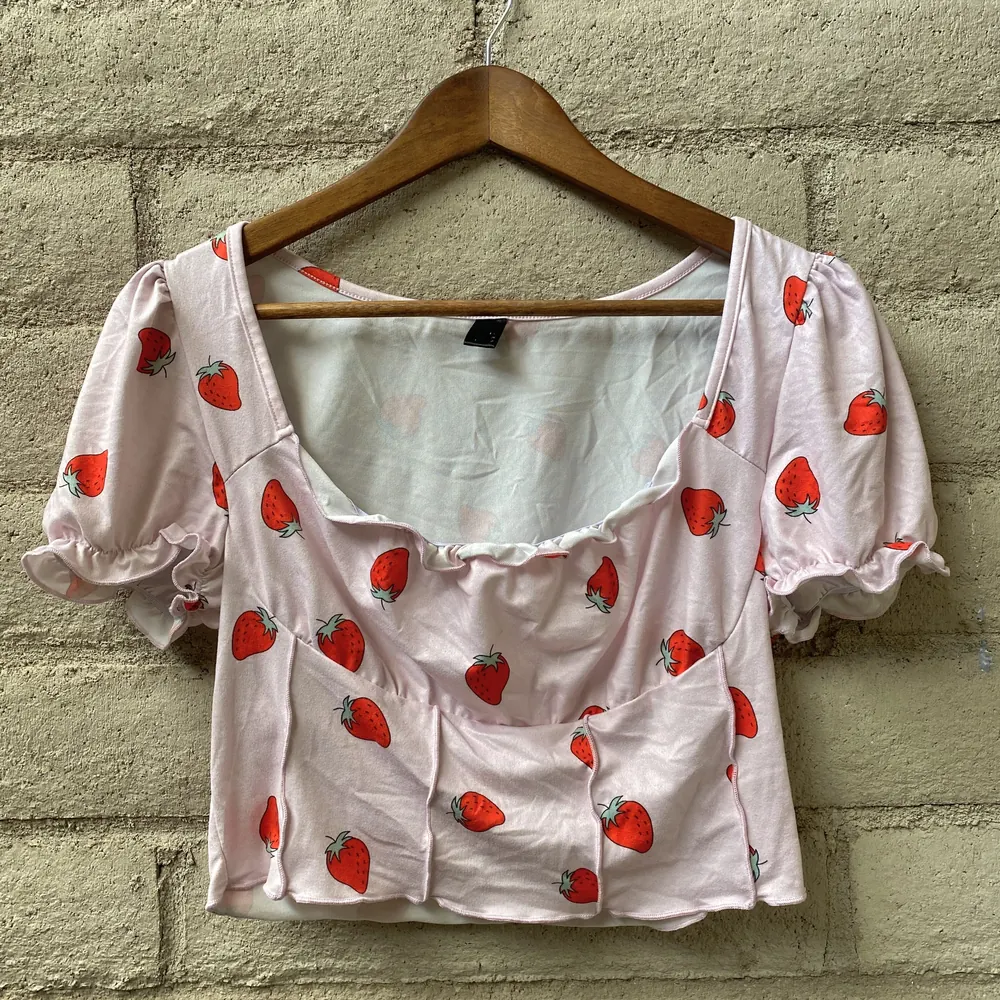 L Strawberry Shortcake Bustier Top, photo 1 of 5