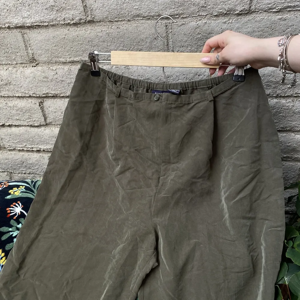 L Women's Suede Style Trouser Pants, photo 1 of 10