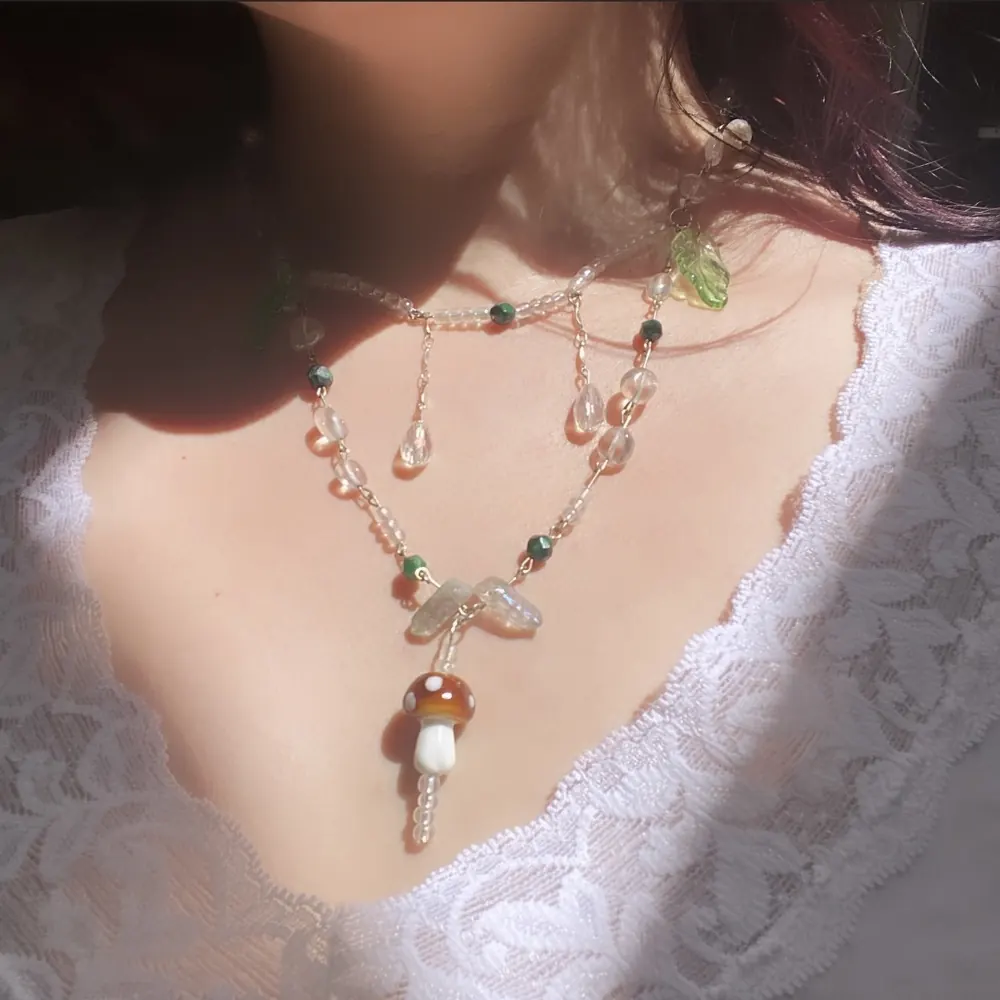 Magic Mushroom Fairy Necklace Set, photo 1 of 13
