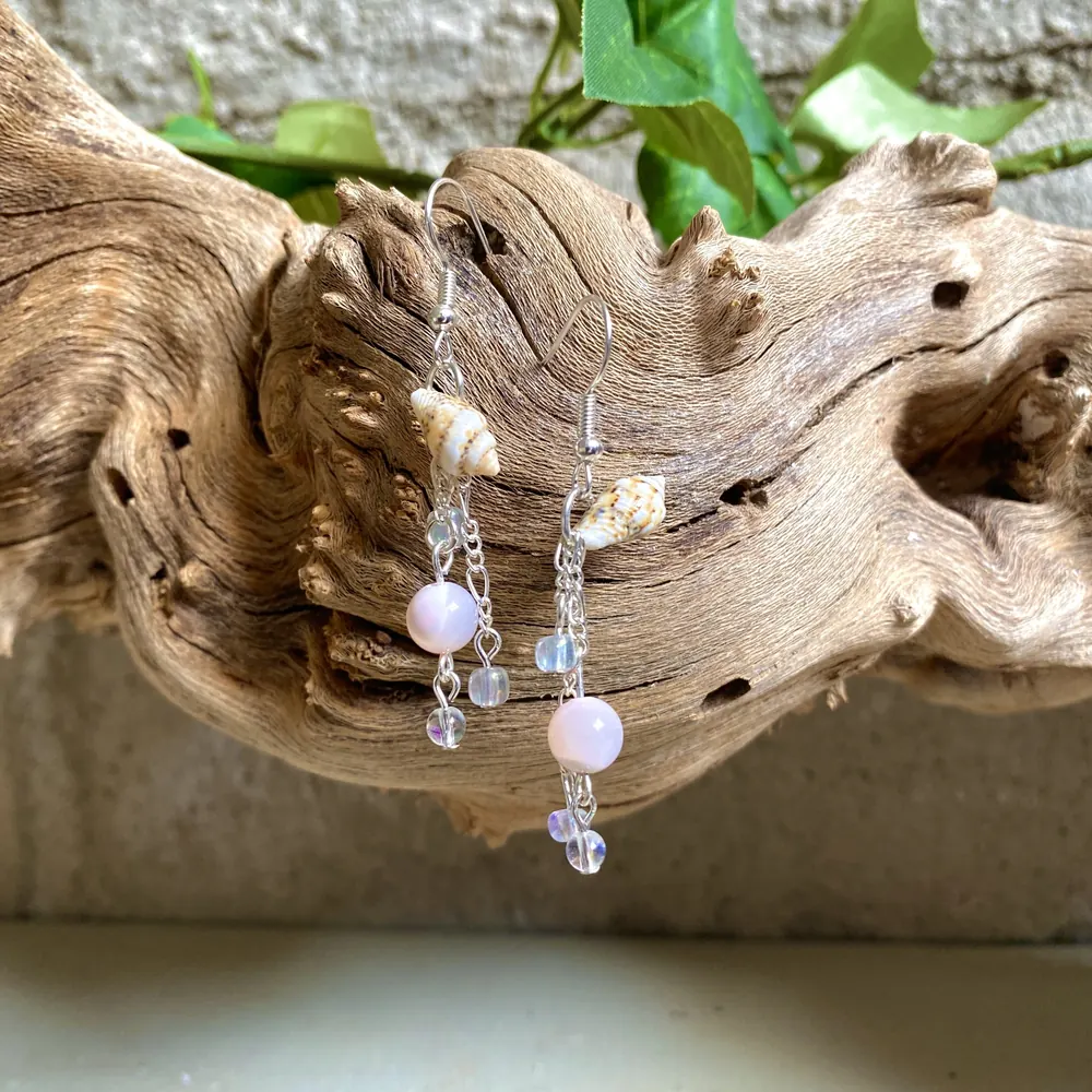 Mermaid Dowry Dangle Mermaid Blessing Earrings, photo 1 of 6
