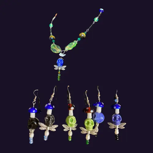 Mushroom Skull Fairy Set
