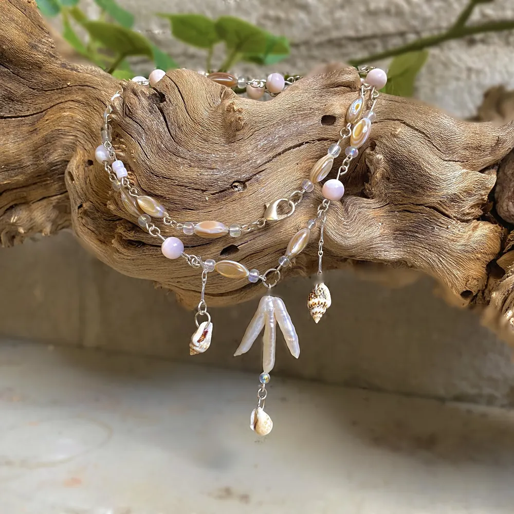 Ocean Heirloom Mermaid Blessings Necklace, photo 1 of 13