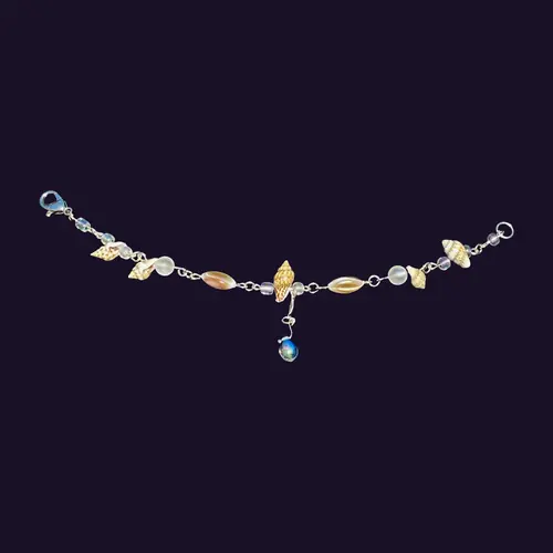 Seashell Drippy Mermaid Blessings Bracelet