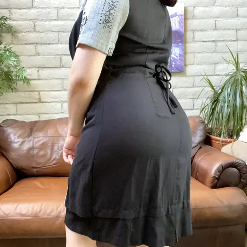 XL Miss Dorby Vintage 90s Vest Dress